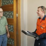 A happy Maudsland Solar Customer following a Solar Panel Installation